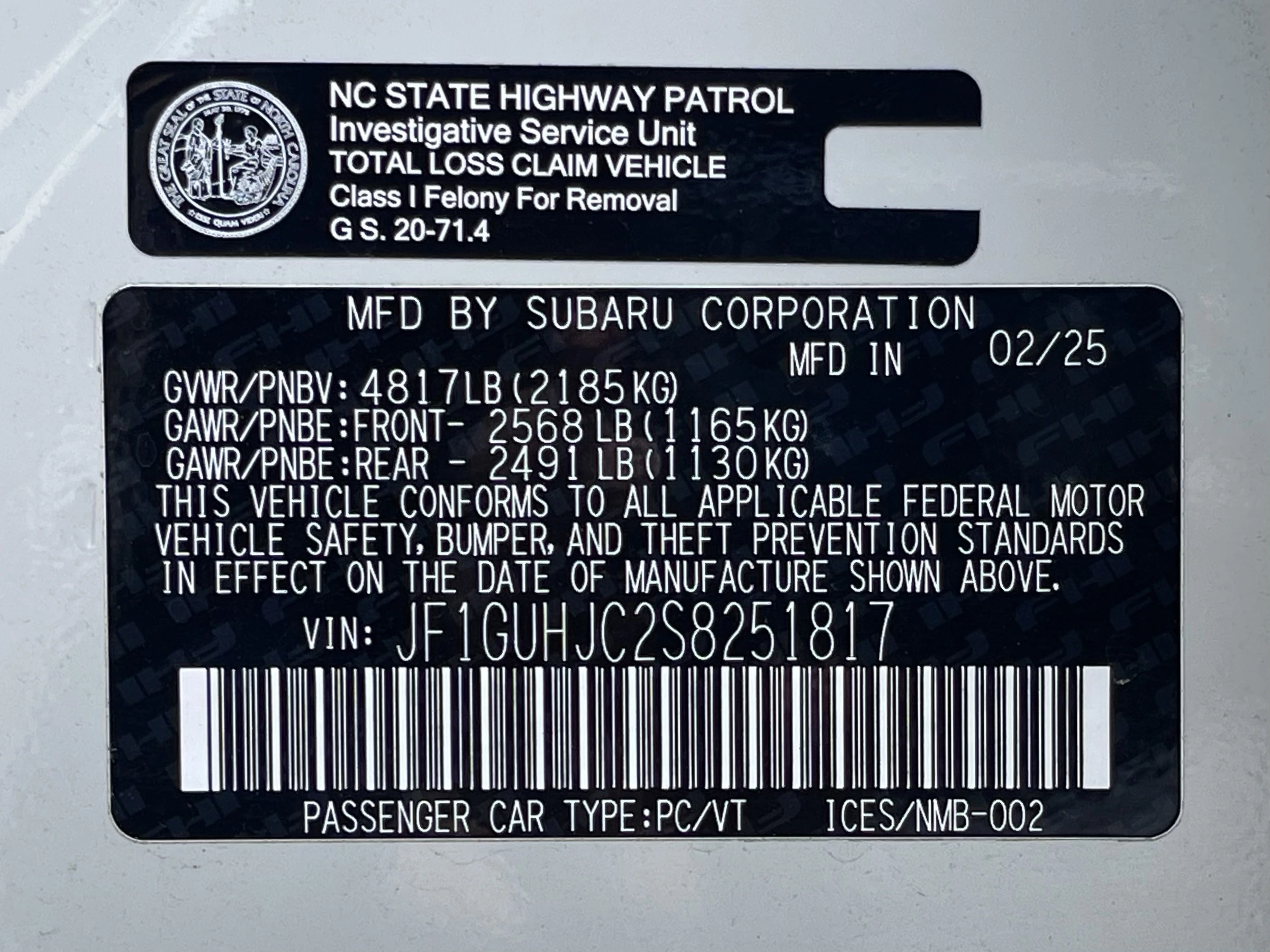 2025 Subaru Impreza RS — photo 23