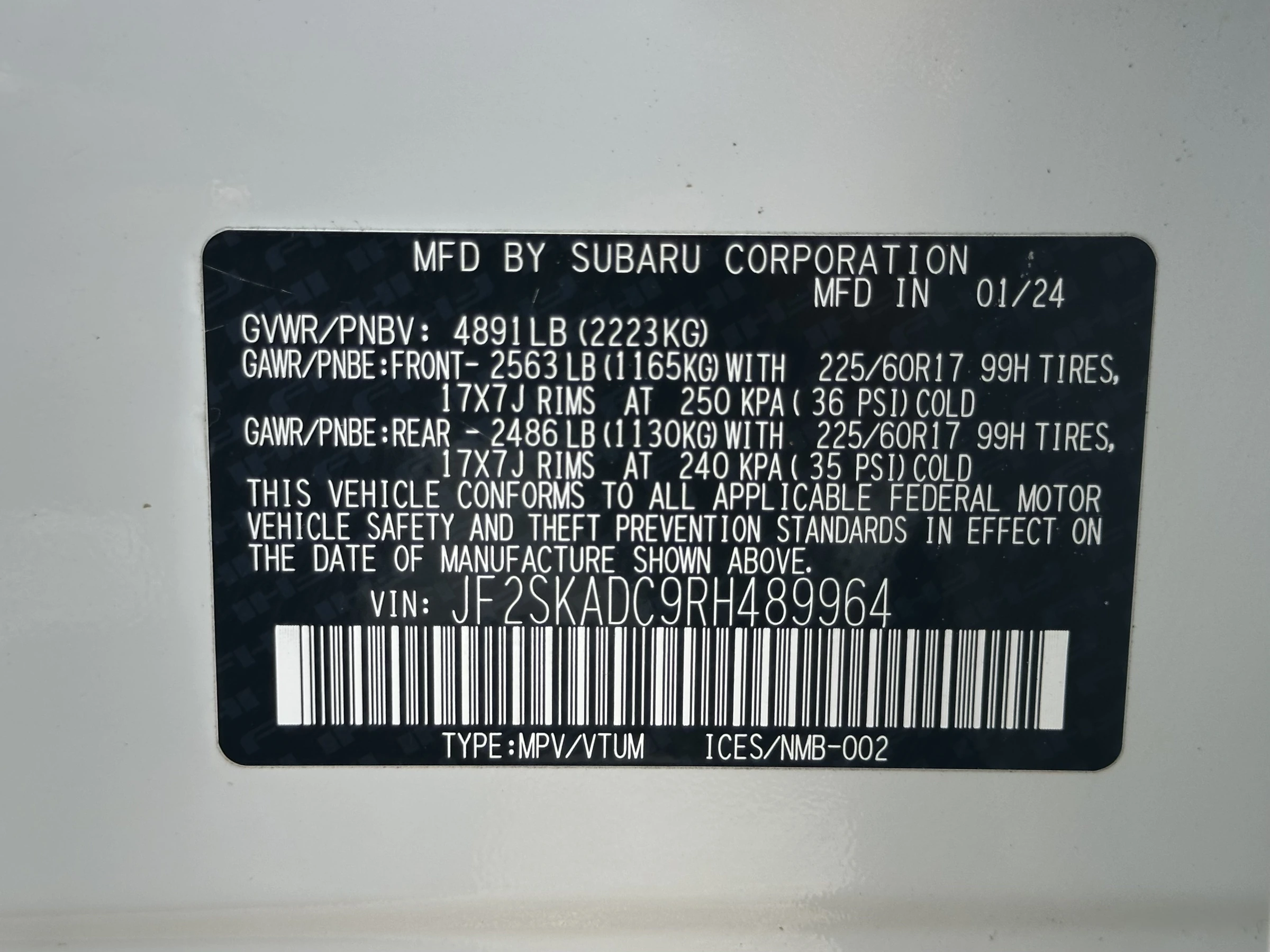2024 Subaru Forester Premium — photo 22
